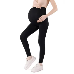 OEM Pregnant Maternity Women’s Yoga Pant Plus Size Slim Fit Seamless Wearing Peach Buttocks Pregnancy Yoga Leggings