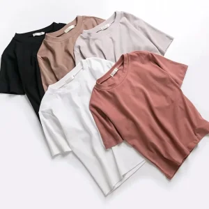 OEM Service Good Quality Cotton Plain T Shirt Comfortable Anti Shrunk Custom Women’s T shirts