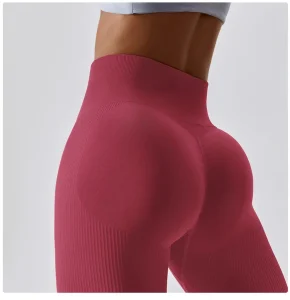 OEM Stretchy Compression Anti Cellulite Gym Workout Custom Logo Yoga Legging High Waist Lift Up Butt Scrunch Legging for Women