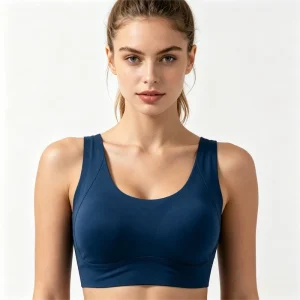OEM Thin Nylon Spandex Seamless Wide Strap U Back Bare Skin Feel Comfort Shaping Wireless One Piece Bralette Women Everyday