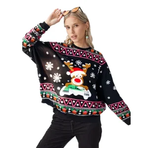 OEM Women’s Sweaters Ugly Christmas Sweater Jumpers Unisex Custom Sweater