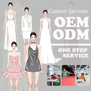 Oem Brand Logo Small Orders Premium Clothing Manufacturers Custom Designer Y2k Clothes Women Made Dresses Custom Made in China