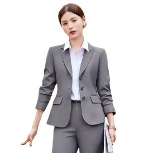 Office Suits for Women Ladies New Fashion Suit Jacket Two Piece Women’s Suit
