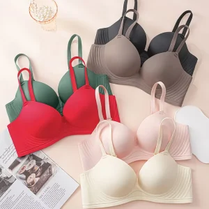 One-piece Minimalist Traceless Deep V Underwear Comfortable Breathable Push up Anti Expansion Women’s Bra