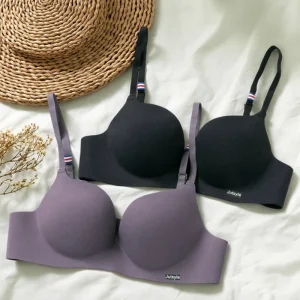 One piece Sexy Traceless Small Breast Special Gathered Underwear for Women’s Thick Cups Girl Adjustment Bra