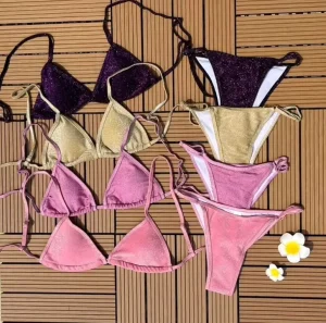 Outpace Custom Women’s Beachwear Two-piece Bikini Set Push Up Bikini Swimwear Girl Swimsuits For Women