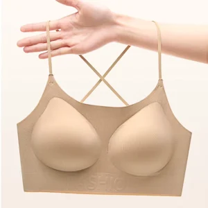 Outward expanding Underwear Invisible Dress Tight Shoulder Straps Small Breasts Sagging proof and Seamless Comfortable Bra