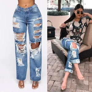 Pantalones De Hombre Denim Plus Size Jeans for Womens