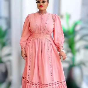 Plus Size Stylish Women’s Casual Summer Floor Dress