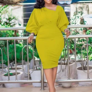 Plus Size Women Clothing Long-sleeved Temperament Professional