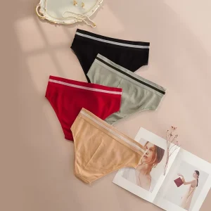 Plus Size Women Intimates Seamless Breathable Sexy Invisible Panties Fit Ladies up to 120KG