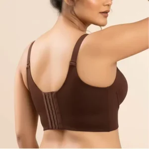 Plus Size Women’s Bra Adjustable Smooth Fabric Push Up Gather High Quality Gathered Beautiful Back Bra