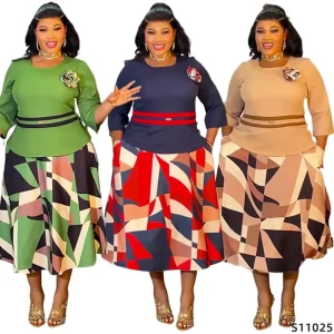 Plus Size Women’s Clothing New Design African Dress Suit
