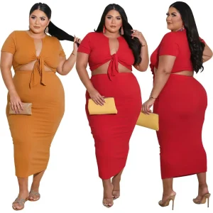 Plus Size Women’s Modern Fashion Dress