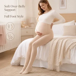 Plus Size Women’s Pantyhose Maternity Pantyhose Black Color Autumn and Winter