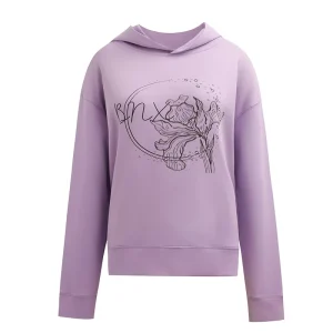 Polyester Cotton Jersey Lined Printed Embroidered Women’s Hoodies & Sweatshirts Autumn