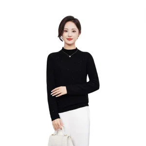 Popular Designs for Women Knitted Sweaters High Quality Custom Logo Multi-Color Blank Optional Casual Sweaters