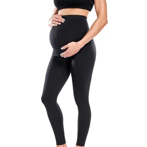 Pregnancy Nursing Pants Cover Belly Full Length Soft Wear Seamless Maternity Panties High Waisted Maternity Leggings
