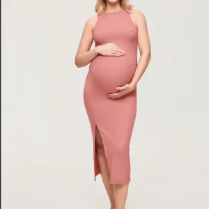 Pregnant Woman Dress Sleeveless Pregnant Dress Slimming Pregnant Clothing