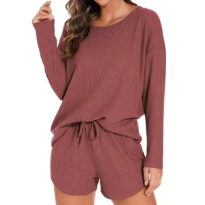 Premium Outdoor Lounge Wear Sets Women Pajama Set Breathable Loungewear Cool Bamboo Pyjamas Homewear Summer Pajamas