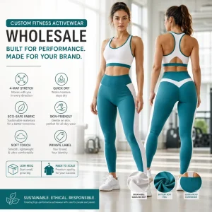 Private Label Custom Gym Clothing Manufacturer Bulk Workout Shirts Shorts Leggings Sportswear