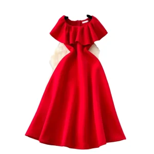 Professional Custom Factory Direct Women Elegant Casual Midi Dresses Solid Style for Summer Dinners Office Parties Casual