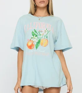 Pure Cotton Women’s T-Shirt Vibrant Citrus-Printed Design Comfort Fit Casual Style for Summer-Size XL