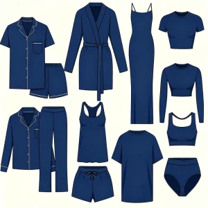 Pyjama Sets Women Custom Organic Cotton Bamboo Modal Pajamas for Women Soft Lounge Robe Sleepwear Luxury Pj Sets Women’s Pajamas