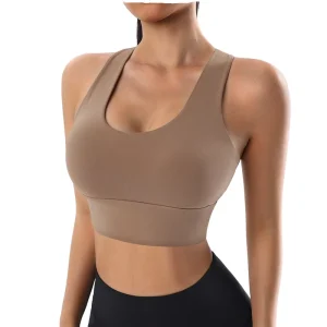 Running Lightweight Breathable High Support Beauty Back Wide Straps Women Yoga Bras