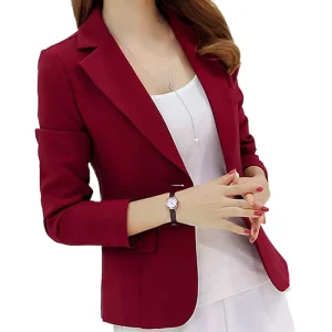 S-2XL Women’s Blazers Winter Fashion Plus Size Jackets Female Long Sleeve Manteau