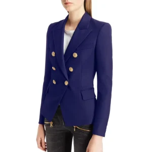 S XXL Fashion Elegant Woman Jackets Spring Autumn British Style Mid Length Blazer Coats Chic Women’s Clothing Blazers