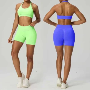 Seamless 2 Piece Sport Training Women Brand Activewear Workout Gym Fitness Sets Wear Gym Clothes Sportswear Yoga Set