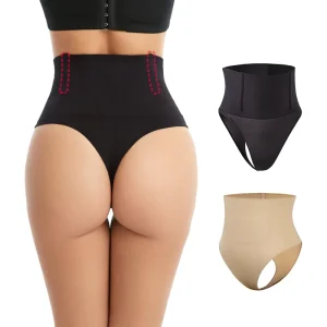 Seamless G String Tummy Control Thong Women’s Briefs Underwear Body Shaper Spandex Eco-Friendly Breathable High Waist