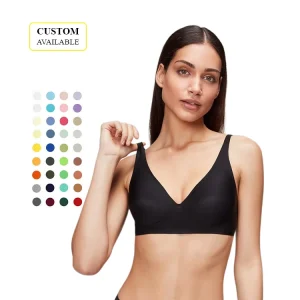 Seamless Jelly Gel Bra Women’s Lingerie Deep V Comfortable Support Plus Size Seamless Bra