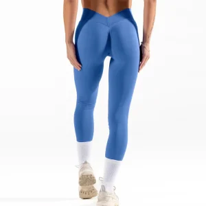 Seamless Scrunch Contour V Back High Waist Athletic Sports Workout Gym Fitness Women Yoga Leggings