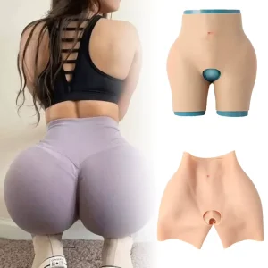 Seamless Shaping Boyshorts Panties for Women Slip Shorts Under Dress Shapewear Shorts Tummy Control Underwear Silicone Butt