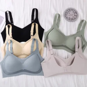 Seamless Underwear Women’s Sagging proof Big Breasts Beautiful Back Gathering and Receiving Auxiliary Breasts Ladies’ Bra