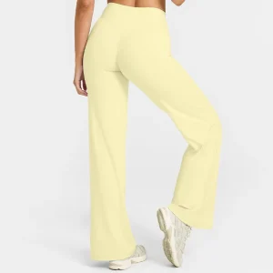 Seamless Wide Leg Yoga Pants Butt Lifting Peach Butt High Waisted Straight Leg High Elasticity Plus Size Yoga Pants