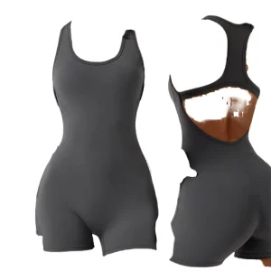 Seamless Women’s Sports Bodysuits Jumpsuits Solid Ribbed Rompers Tights Streetwear Jumpsuits Playsuits Shorts Activewear