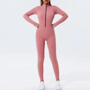 Seamless Yoga One Piece Set New Design Gym Fitness Set High Elastic Breathable Women Gym Wear Jumpsuit