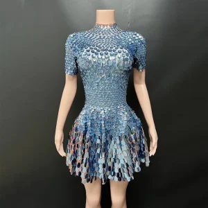 Sequin Party Glitter Short Clothing Ball Gown Prom Dress Women’s Casual Evening Dress Womens Party Wear