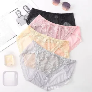 Sex Womens Lace Women’s Underpants Womens Sexy Female Underwear Thong Soft Lace Transparent Sexy