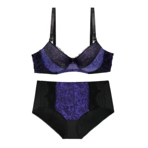 Sexy Plus Size Women’s Lace Bra Underwear Set