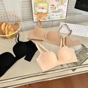 Sexy Women’s Underwear Non-rimless Gathering Small Chest Showy Breast Anti-sagging Beautiful Back Bra