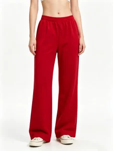 Simple Solid Color Women Pants Oversized Loose Casual Street Casual Bottoms