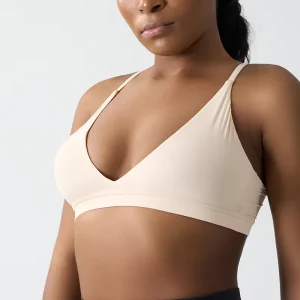 Sk1209 Bras for Women No Underwire Comfort V Neck Bralettes With Support Support Adjustable Straps Everyday Bras Without Padding