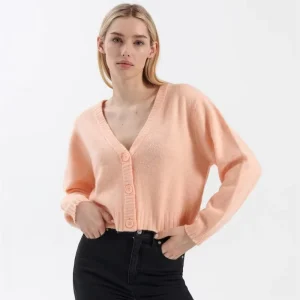 Sleeve Cardigan Knitted Sweater Women Autumn Winter Long Sleeve Solid Sweaters Coat Jackets