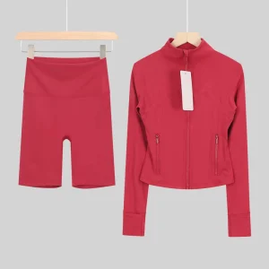Solid Women’s High Quality Yoga Activewear Designer Breathable Set for Gym & Athletic Training