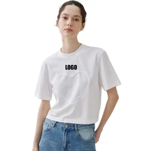 Solid Women’s Short Sleeve Shirt T-Shirt High Quality Woman 100%Cotton T-shirt Breathable Running T-shirt