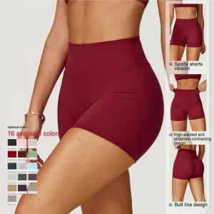 Sports Wear Manufacturer Active Top High Waist Women’s Sports Shorts